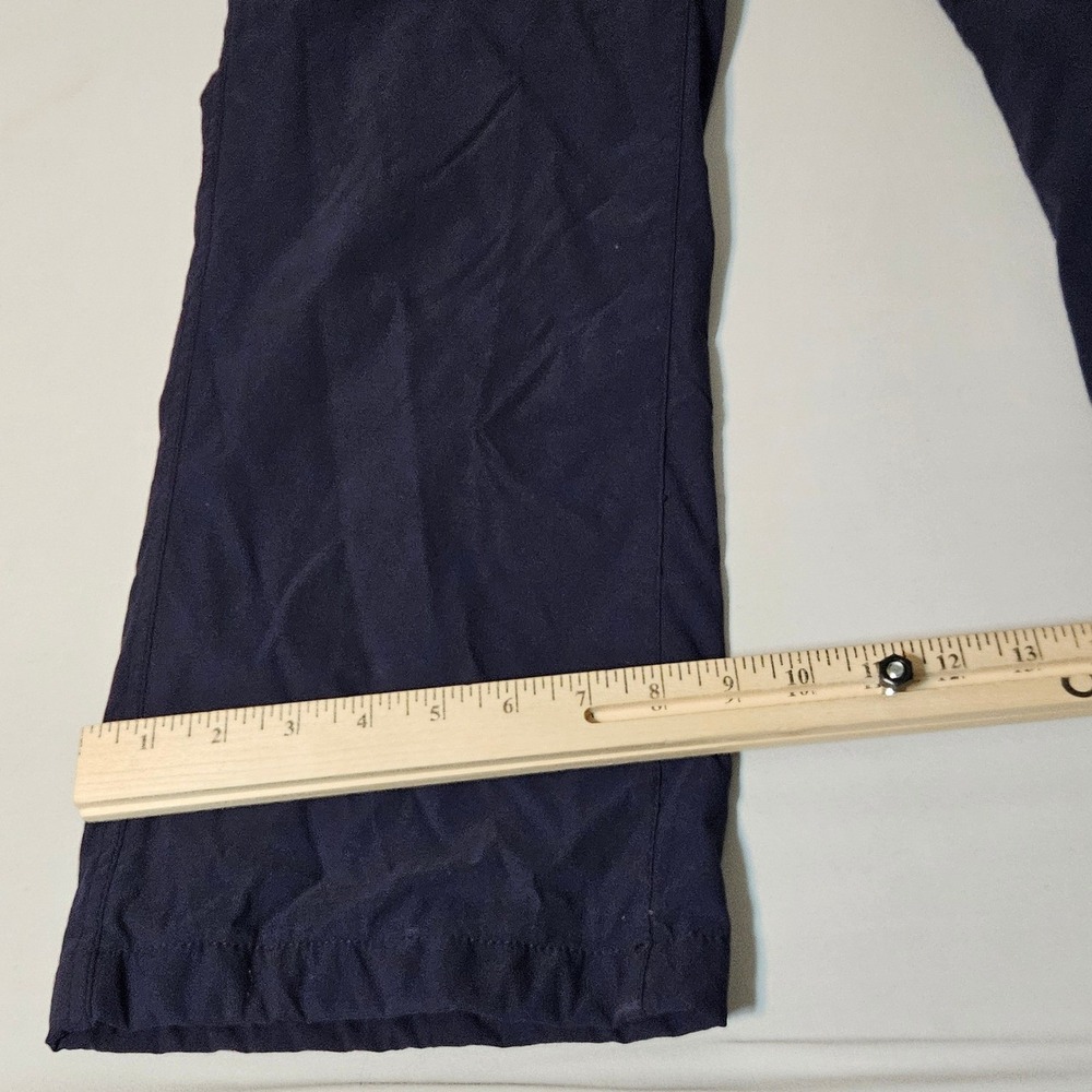 Eddie Bauer Men Navy Blue Fleece Lined‎ Tech Pants cargo 40x30 Relaxed Outdoor - Picture 9 of 15